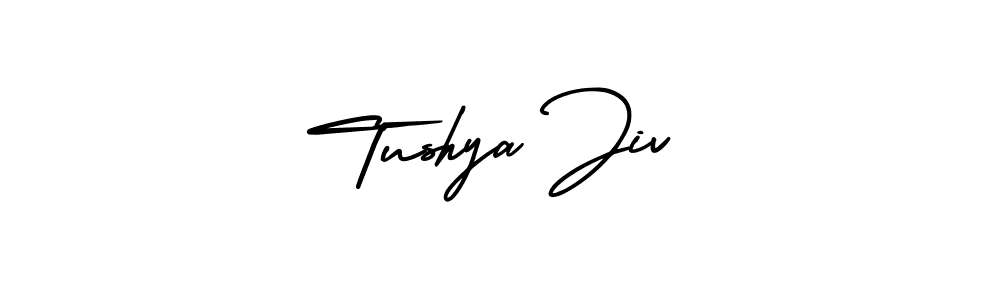 Make a beautiful signature design for name Tushya Jiv. Use this online signature maker to create a handwritten signature for free. Tushya Jiv signature style 3 images and pictures png