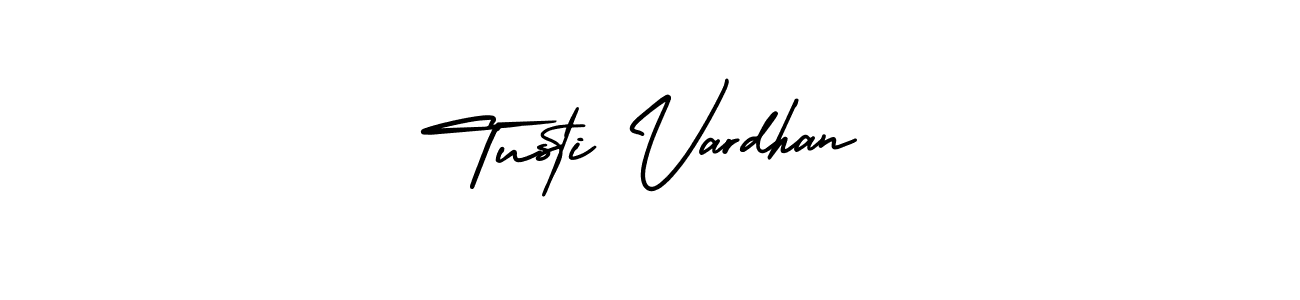 AmerikaSignatureDemo-Regular is a professional signature style that is perfect for those who want to add a touch of class to their signature. It is also a great choice for those who want to make their signature more unique. Get Tusti Vardhan name to fancy signature for free. Tusti Vardhan signature style 3 images and pictures png
