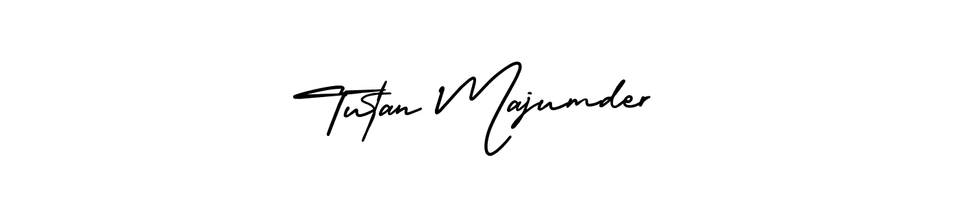 Tutan Majumder stylish signature style. Best Handwritten Sign (AmerikaSignatureDemo-Regular) for my name. Handwritten Signature Collection Ideas for my name Tutan Majumder. Tutan Majumder signature style 3 images and pictures png