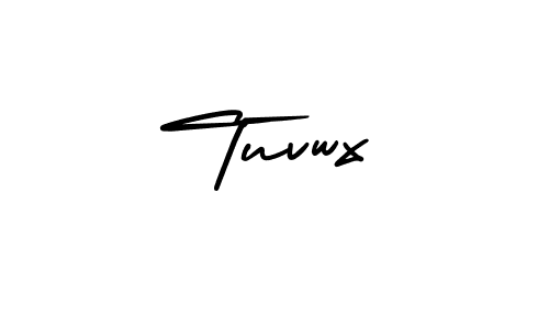 You should practise on your own different ways (AmerikaSignatureDemo-Regular) to write your name (Tuvwx) in signature. don't let someone else do it for you. Tuvwx signature style 3 images and pictures png