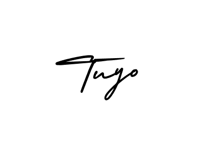 Use a signature maker to create a handwritten signature online. With this signature software, you can design (AmerikaSignatureDemo-Regular) your own signature for name Tuyo. Tuyo signature style 3 images and pictures png