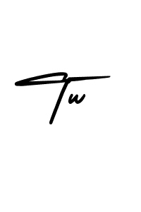 Tw stylish signature style. Best Handwritten Sign (AmerikaSignatureDemo-Regular) for my name. Handwritten Signature Collection Ideas for my name Tw. Tw signature style 3 images and pictures png