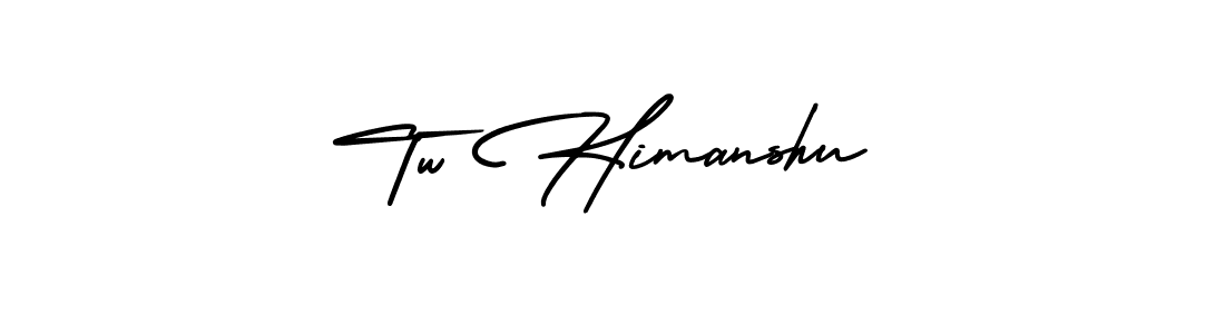 Tw Himanshu stylish signature style. Best Handwritten Sign (AmerikaSignatureDemo-Regular) for my name. Handwritten Signature Collection Ideas for my name Tw Himanshu. Tw Himanshu signature style 3 images and pictures png