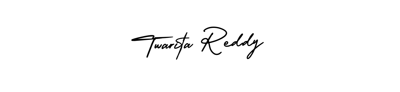 if you are searching for the best signature style for your name Twarita Reddy. so please give up your signature search. here we have designed multiple signature styles  using AmerikaSignatureDemo-Regular. Twarita Reddy signature style 3 images and pictures png