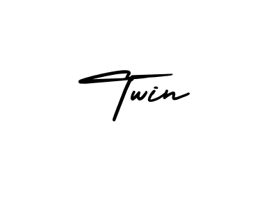 How to Draw Twin signature style? AmerikaSignatureDemo-Regular is a latest design signature styles for name Twin. Twin signature style 3 images and pictures png