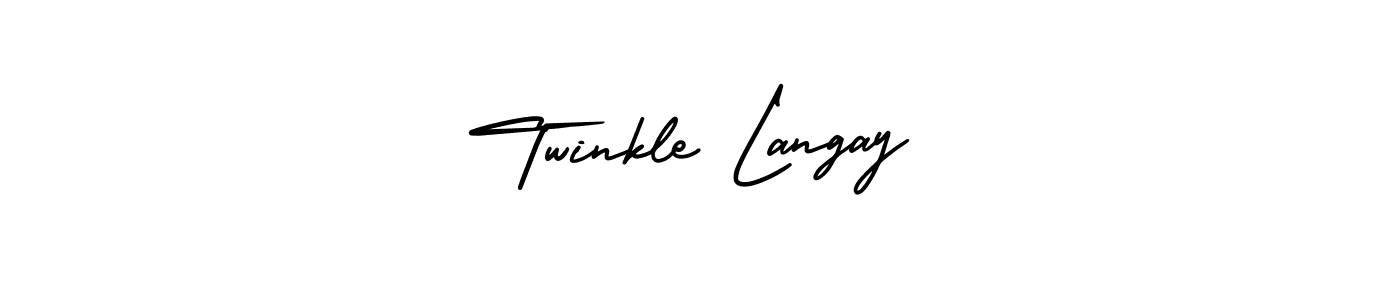 Make a beautiful signature design for name Twinkle Langay. With this signature (AmerikaSignatureDemo-Regular) style, you can create a handwritten signature for free. Twinkle Langay signature style 3 images and pictures png