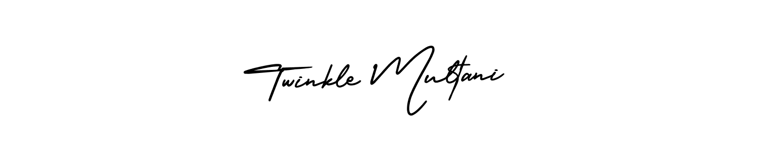 Create a beautiful signature design for name Twinkle Multani. With this signature (AmerikaSignatureDemo-Regular) fonts, you can make a handwritten signature for free. Twinkle Multani signature style 3 images and pictures png