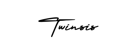 Use a signature maker to create a handwritten signature online. With this signature software, you can design (AmerikaSignatureDemo-Regular) your own signature for name Twinsis. Twinsis signature style 3 images and pictures png