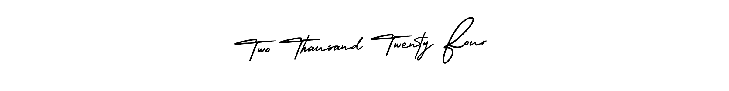 Design your own signature with our free online signature maker. With this signature software, you can create a handwritten (AmerikaSignatureDemo-Regular) signature for name Two Thausand Twenty Four. Two Thausand Twenty Four signature style 3 images and pictures png