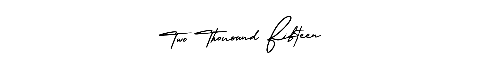 This is the best signature style for the Two Thousand Fifteen name. Also you like these signature font (AmerikaSignatureDemo-Regular). Mix name signature. Two Thousand Fifteen signature style 3 images and pictures png