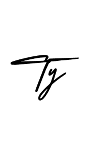 Also we have Ty name is the best signature style. Create professional handwritten signature collection using AmerikaSignatureDemo-Regular autograph style. Ty signature style 3 images and pictures png