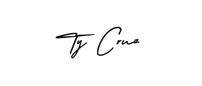 Also You can easily find your signature by using the search form. We will create Ty Cruz name handwritten signature images for you free of cost using AmerikaSignatureDemo-Regular sign style. Ty Cruz signature style 3 images and pictures png