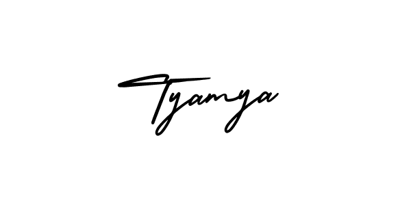 Also we have Tyamya name is the best signature style. Create professional handwritten signature collection using AmerikaSignatureDemo-Regular autograph style. Tyamya signature style 3 images and pictures png
