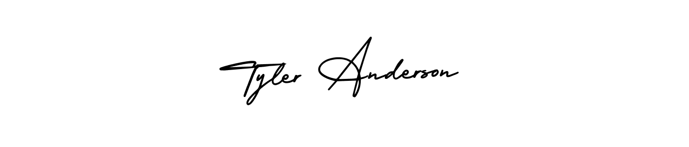 Design your own signature with our free online signature maker. With this signature software, you can create a handwritten (AmerikaSignatureDemo-Regular) signature for name Tyler Anderson. Tyler Anderson signature style 3 images and pictures png