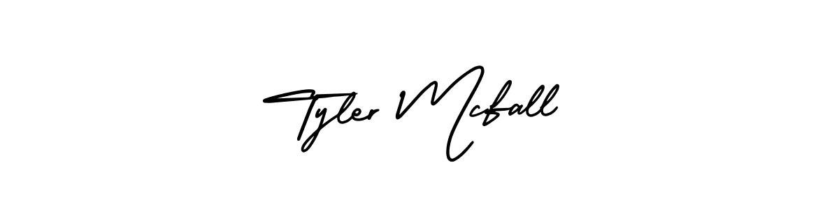 Also we have Tyler Mcfall name is the best signature style. Create professional handwritten signature collection using AmerikaSignatureDemo-Regular autograph style. Tyler Mcfall signature style 3 images and pictures png