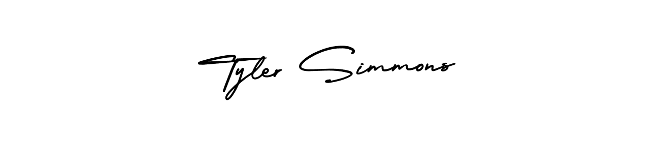 Make a short Tyler Simmons signature style. Manage your documents anywhere anytime using AmerikaSignatureDemo-Regular. Create and add eSignatures, submit forms, share and send files easily. Tyler Simmons signature style 3 images and pictures png