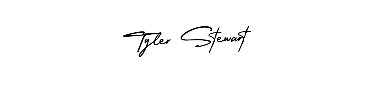 Use a signature maker to create a handwritten signature online. With this signature software, you can design (AmerikaSignatureDemo-Regular) your own signature for name Tyler Stewart. Tyler Stewart signature style 3 images and pictures png