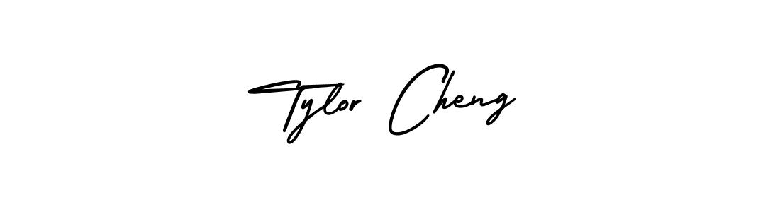 How to make Tylor Cheng signature? AmerikaSignatureDemo-Regular is a professional autograph style. Create handwritten signature for Tylor Cheng name. Tylor Cheng signature style 3 images and pictures png