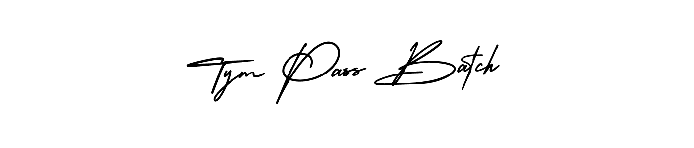 Create a beautiful signature design for name Tym Pass Batch. With this signature (AmerikaSignatureDemo-Regular) fonts, you can make a handwritten signature for free. Tym Pass Batch signature style 3 images and pictures png