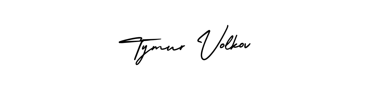 Create a beautiful signature design for name Tymur Volkov. With this signature (AmerikaSignatureDemo-Regular) fonts, you can make a handwritten signature for free. Tymur Volkov signature style 3 images and pictures png