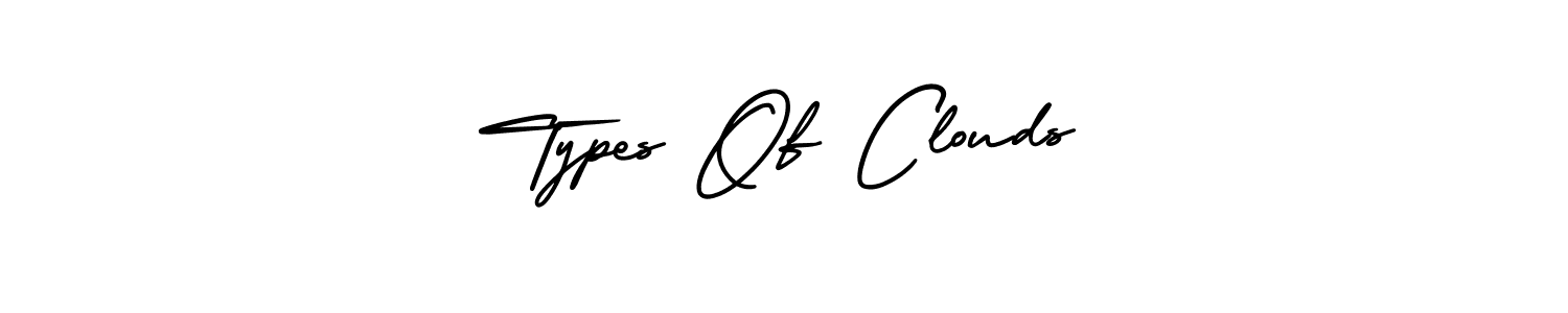 Also we have Types Of Clouds name is the best signature style. Create professional handwritten signature collection using AmerikaSignatureDemo-Regular autograph style. Types Of Clouds signature style 3 images and pictures png