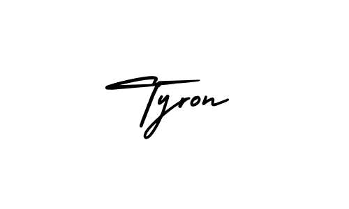 Create a beautiful signature design for name Tyron. With this signature (AmerikaSignatureDemo-Regular) fonts, you can make a handwritten signature for free. Tyron signature style 3 images and pictures png