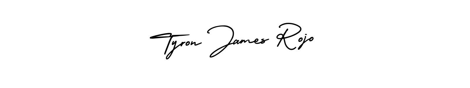 Make a short Tyron James Rojo signature style. Manage your documents anywhere anytime using AmerikaSignatureDemo-Regular. Create and add eSignatures, submit forms, share and send files easily. Tyron James Rojo signature style 3 images and pictures png