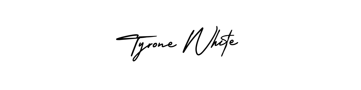 AmerikaSignatureDemo-Regular is a professional signature style that is perfect for those who want to add a touch of class to their signature. It is also a great choice for those who want to make their signature more unique. Get Tyrone White name to fancy signature for free. Tyrone White signature style 3 images and pictures png