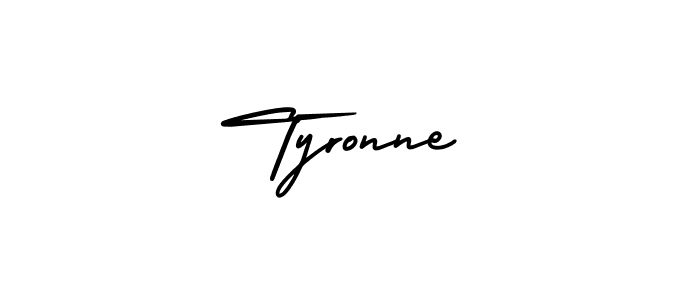 Use a signature maker to create a handwritten signature online. With this signature software, you can design (AmerikaSignatureDemo-Regular) your own signature for name Tyronne. Tyronne signature style 3 images and pictures png