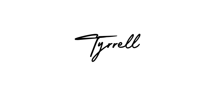 Make a beautiful signature design for name Tyrrell. With this signature (AmerikaSignatureDemo-Regular) style, you can create a handwritten signature for free. Tyrrell signature style 3 images and pictures png