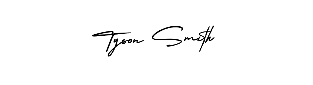 AmerikaSignatureDemo-Regular is a professional signature style that is perfect for those who want to add a touch of class to their signature. It is also a great choice for those who want to make their signature more unique. Get Tyson Smith name to fancy signature for free. Tyson Smith signature style 3 images and pictures png