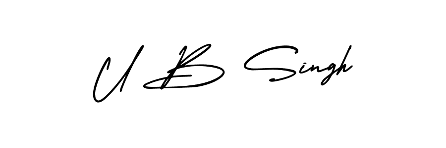 Check out images of Autograph of U B Singh name. Actor U B Singh Signature Style. AmerikaSignatureDemo-Regular is a professional sign style online. U B Singh signature style 3 images and pictures png