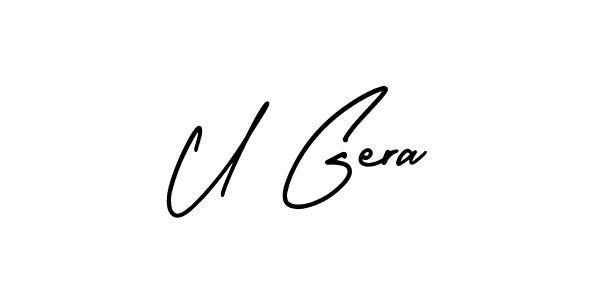 Here are the top 10 professional signature styles for the name U Gera. These are the best autograph styles you can use for your name. U Gera signature style 3 images and pictures png