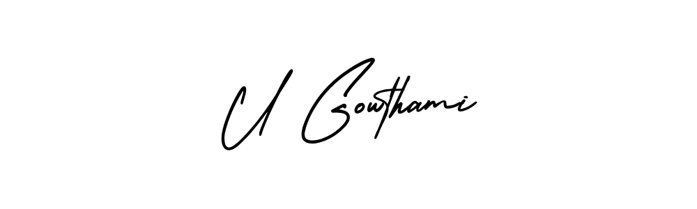 Check out images of Autograph of U Gowthami name. Actor U Gowthami Signature Style. AmerikaSignatureDemo-Regular is a professional sign style online. U Gowthami signature style 3 images and pictures png