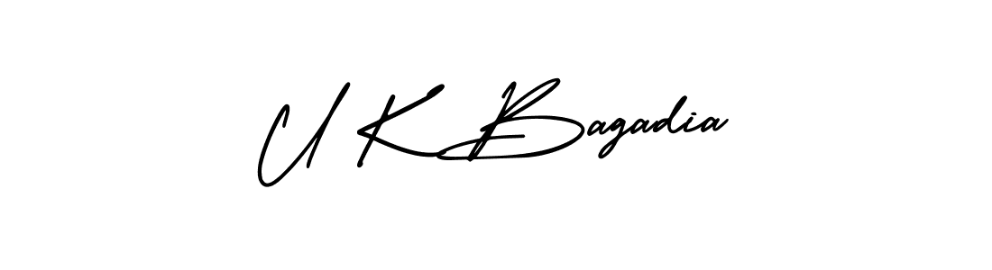 Once you've used our free online signature maker to create your best signature AmerikaSignatureDemo-Regular style, it's time to enjoy all of the benefits that U K Bagadia name signing documents. U K Bagadia signature style 3 images and pictures png
