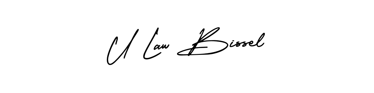 if you are searching for the best signature style for your name U Law Bissel. so please give up your signature search. here we have designed multiple signature styles  using AmerikaSignatureDemo-Regular. U Law Bissel signature style 3 images and pictures png