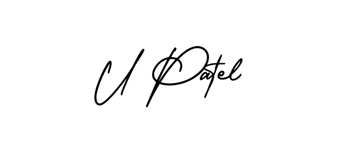 Here are the top 10 professional signature styles for the name U Patel. These are the best autograph styles you can use for your name. U Patel signature style 3 images and pictures png
