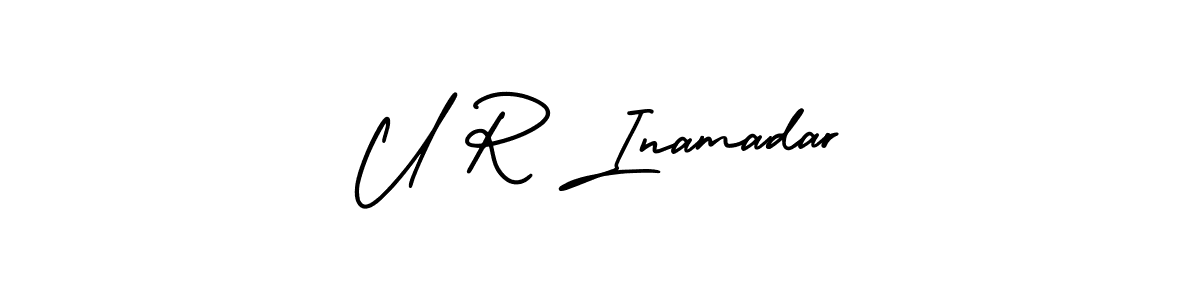 It looks lik you need a new signature style for name U R Inamadar. Design unique handwritten (AmerikaSignatureDemo-Regular) signature with our free signature maker in just a few clicks. U R Inamadar signature style 3 images and pictures png