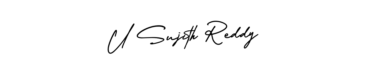 Once you've used our free online signature maker to create your best signature AmerikaSignatureDemo-Regular style, it's time to enjoy all of the benefits that U Sujith Reddy name signing documents. U Sujith Reddy signature style 3 images and pictures png