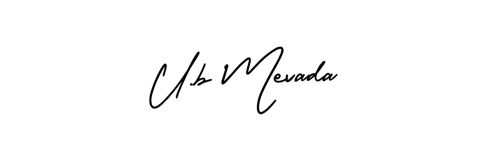 Once you've used our free online signature maker to create your best signature AmerikaSignatureDemo-Regular style, it's time to enjoy all of the benefits that U.b Mevada name signing documents. U.b Mevada signature style 3 images and pictures png