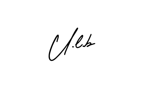 Make a beautiful signature design for name U.l.b. Use this online signature maker to create a handwritten signature for free. U.l.b signature style 3 images and pictures png