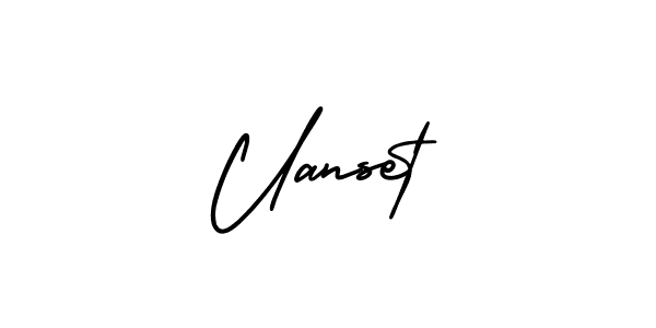 if you are searching for the best signature style for your name Uanset. so please give up your signature search. here we have designed multiple signature styles  using AmerikaSignatureDemo-Regular. Uanset signature style 3 images and pictures png