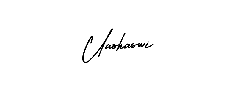 Uashaswi stylish signature style. Best Handwritten Sign (AmerikaSignatureDemo-Regular) for my name. Handwritten Signature Collection Ideas for my name Uashaswi. Uashaswi signature style 3 images and pictures png