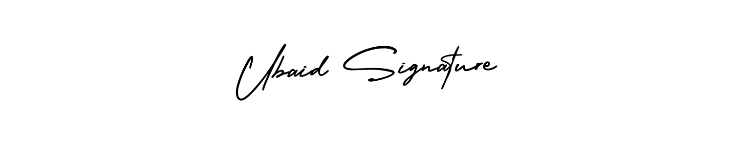 Check out images of Autograph of Ubaid Signature name. Actor Ubaid Signature Signature Style. AmerikaSignatureDemo-Regular is a professional sign style online. Ubaid Signature signature style 3 images and pictures png