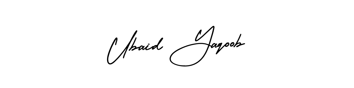 Create a beautiful signature design for name Ubaid Yaqoob. With this signature (AmerikaSignatureDemo-Regular) fonts, you can make a handwritten signature for free. Ubaid Yaqoob signature style 3 images and pictures png