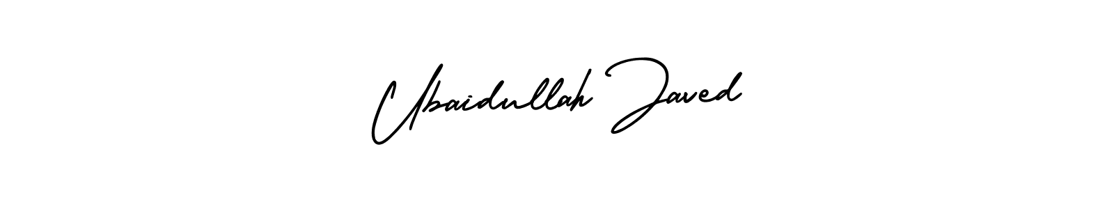 You can use this online signature creator to create a handwritten signature for the name Ubaidullah Javed. This is the best online autograph maker. Ubaidullah Javed signature style 3 images and pictures png