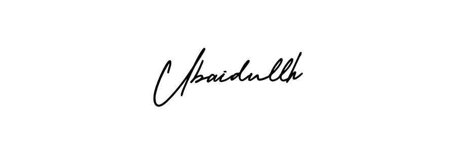 Make a beautiful signature design for name Ubaidullh. With this signature (AmerikaSignatureDemo-Regular) style, you can create a handwritten signature for free. Ubaidullh signature style 3 images and pictures png