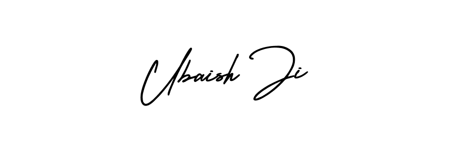 How to Draw Ubaish Ji signature style? AmerikaSignatureDemo-Regular is a latest design signature styles for name Ubaish Ji. Ubaish Ji signature style 3 images and pictures png