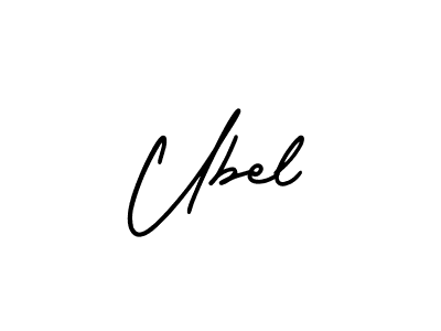 Also we have Ubel name is the best signature style. Create professional handwritten signature collection using AmerikaSignatureDemo-Regular autograph style. Ubel signature style 3 images and pictures png