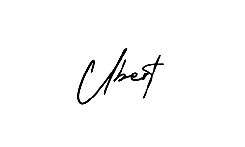 Make a beautiful signature design for name Ubert. Use this online signature maker to create a handwritten signature for free. Ubert signature style 3 images and pictures png